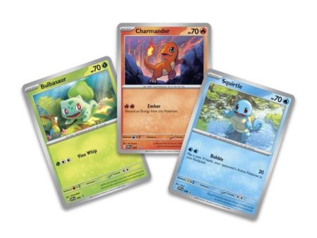 Pokemon 151 Poster Collection PTCGL Code - Kanto Starters Fashion