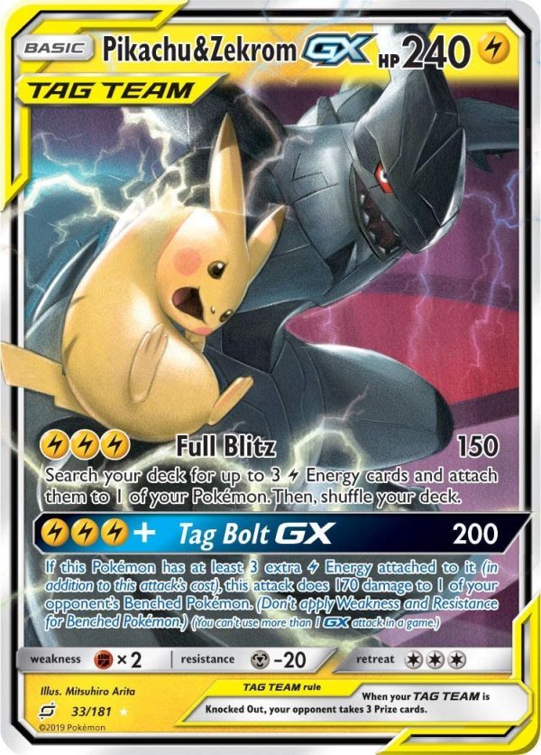 Pikachu & Zekrom GX Promo Code For Discount