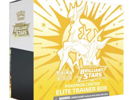 PTCGL Code: Brilliant Stars - Elite Trainer Box (Arceus Promo Code, Pokemon Center) on Sale