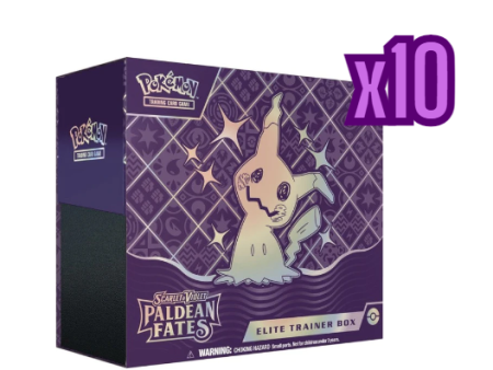 Pokemon: Scarlet & Violet Paldean Fates - Elite Trainer Box (Case) Online