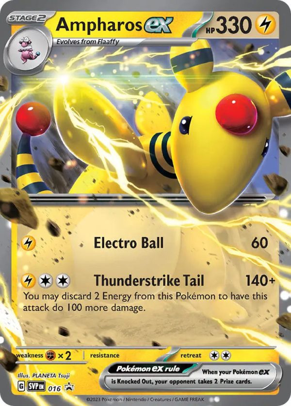 PTCGL Code: Ampharos ex Battle Deck Promo Online Sale